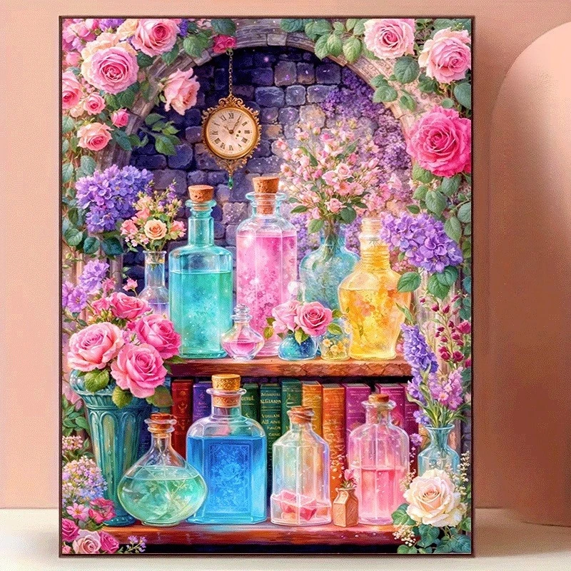 Resin Art Work - Diamantmalerei, bunte Blumen-/Kuchen-/Schönheits-Themen, DIY-Diamantmalerei, Mosaik-Kunst, Handwerk,