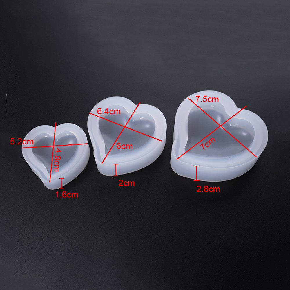 Silikon-Form für 3D-Herzkerzen – Resin Art Alphabet Bewertung und Preis