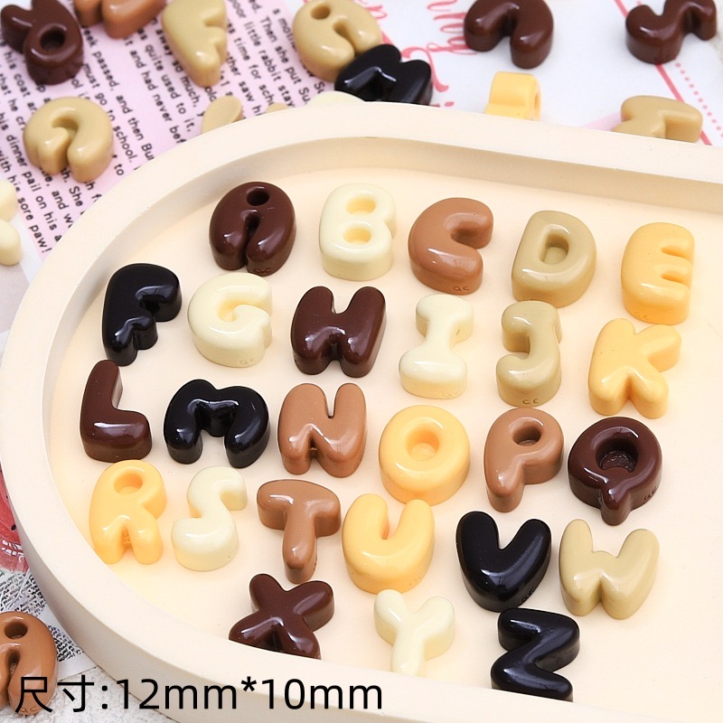 30 Stück neue niedliche Harz C – Resin Art Alphabet Bewertung und Preis