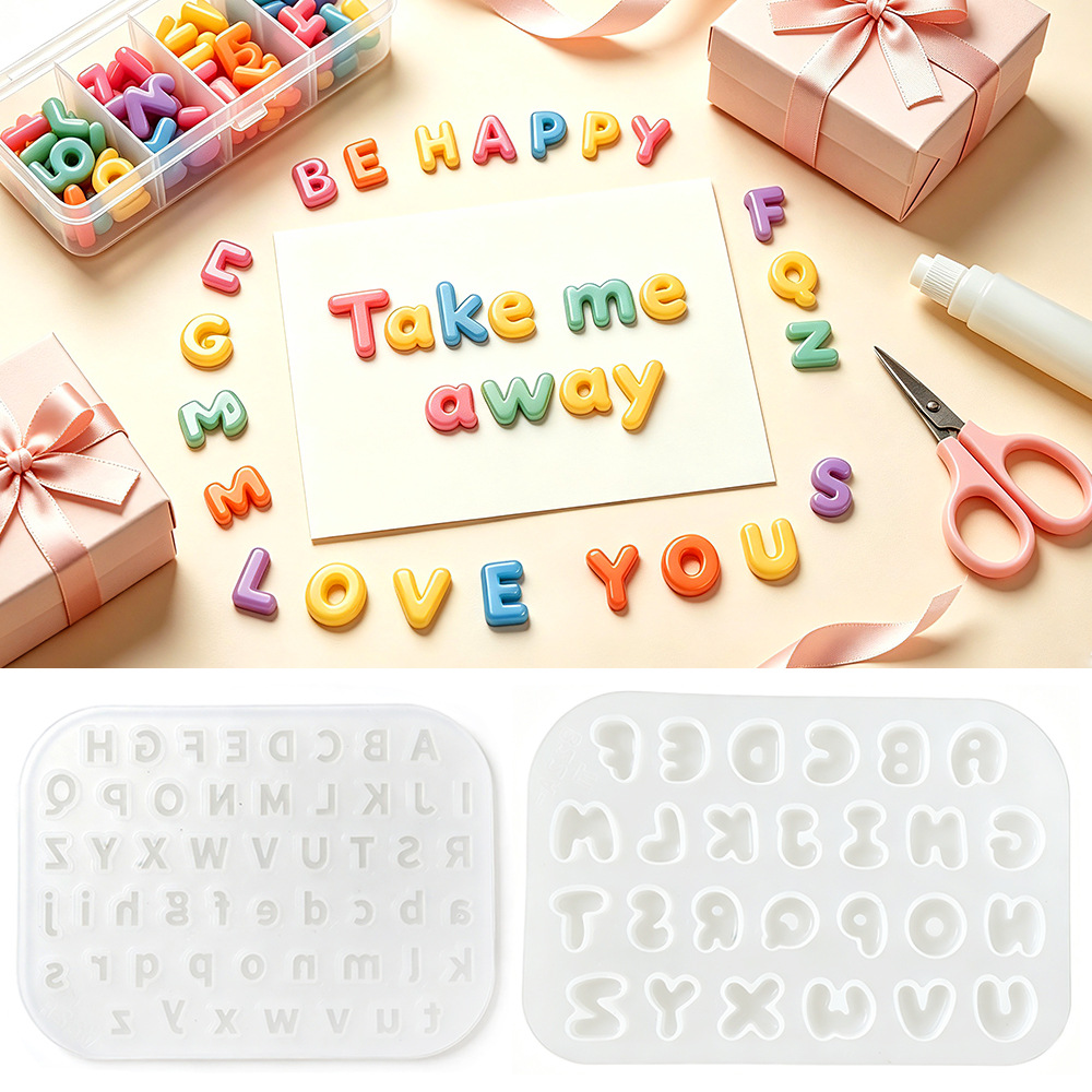 2er-Set Mini-Buchstaben-Siliko – Resin Art Alphabet Bewertung und Preis