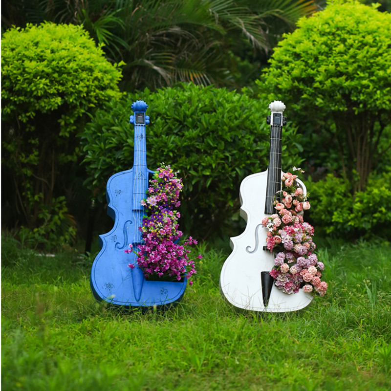 Cello-förmige Gartenfigur, gro – Resin Art Wedding Gift Bewertung und Preis