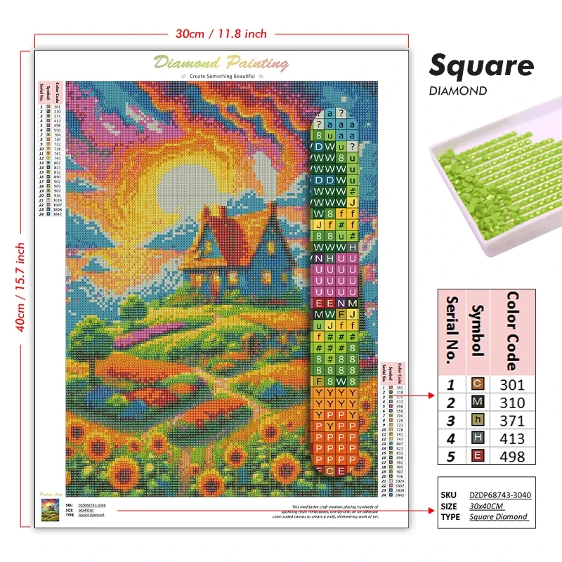 Diamantmalerei, hübsches, flau – Resin Art Work Bewertung und Preis
